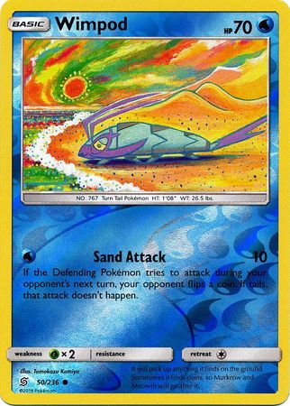 50/236 Wimpod Common Reverse Holo - The Feisty Lizard