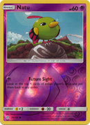 78/236 Natu Common Reverse Holo Cosmic Eclipse - The Feisty Lizard