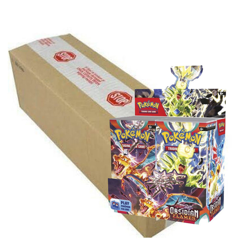 [PRE-ORDER] Pokemon TCG Obsidian Flames Booster Box Case (x6 Booster Boxes) - The Feisty Lizard Melbourne Australia