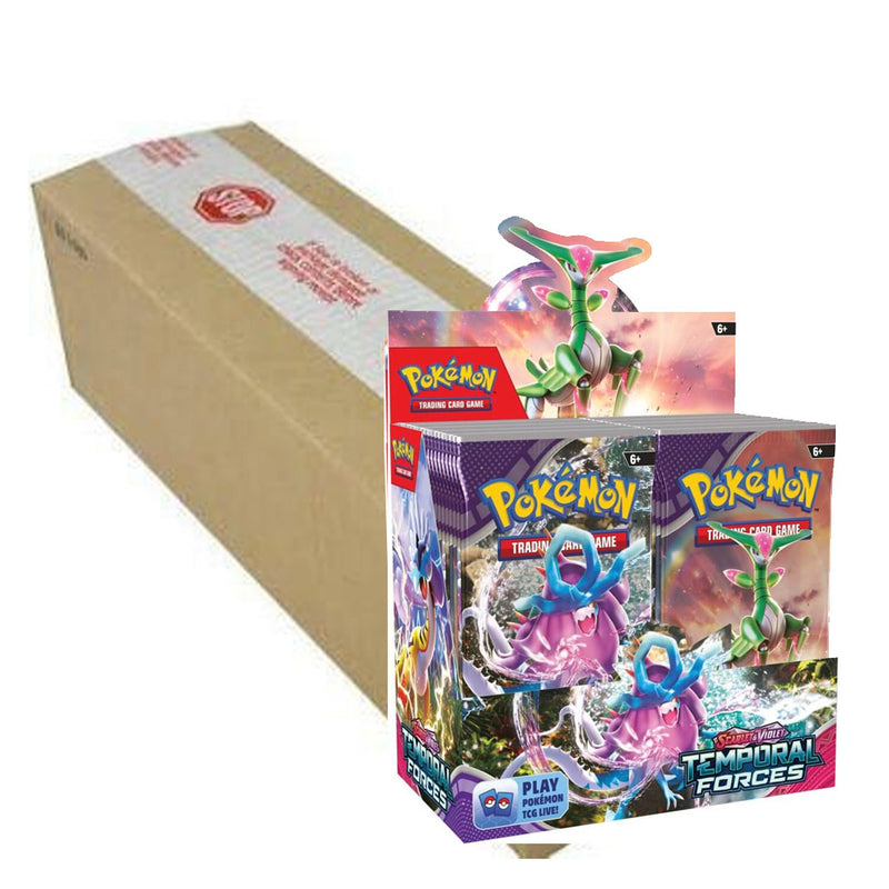 [PRE-ORDER] Pokemon TCG Temporal Forces Booster Box Case (x6 Booster Boxes) - The Feisty Lizard Melbourne Australia