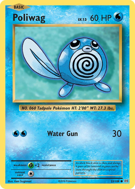 23/108 Poliwag Common Evolutions - The Feisty Lizard