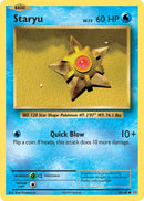 30/108 Staryu Common Evolutions - The Feisty Lizard