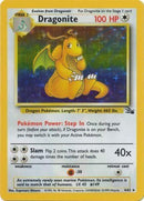 4/62 Dragonite Holo Rare Fossil Set Unlimited - The Feisty Lizard