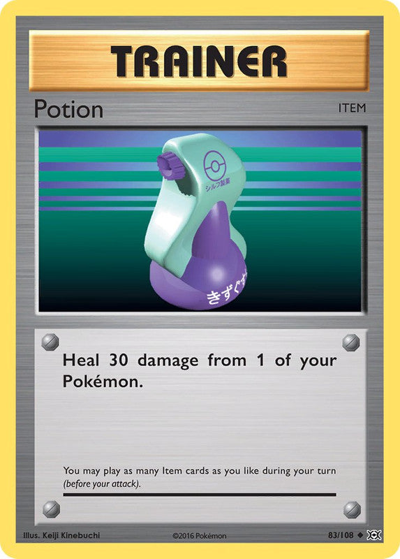 83/108 Potion Uncommon Trainer Evolutions - The Feisty Lizard