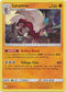 124/236 Lycanroc Rare Holo Cosmic Eclipse - The Feisty Lizard
