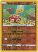085/185 Shuckle Uncommon Reverse Holo Vivid Voltage - The Feisty Lizard