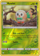 17/236 Rowlet Common Reverse Holo Cosmic Eclipse - The Feisty Lizard