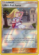 196/236 Lillie's Full Force Uncommon Trainer Reverse Holo Cosmic Eclipse - The Feisty Lizard