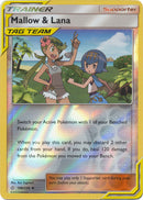 198/236 Mallow & Lana Uncommon Trainer Reverse Holo Cosmic Eclipse - The Feisty Lizard