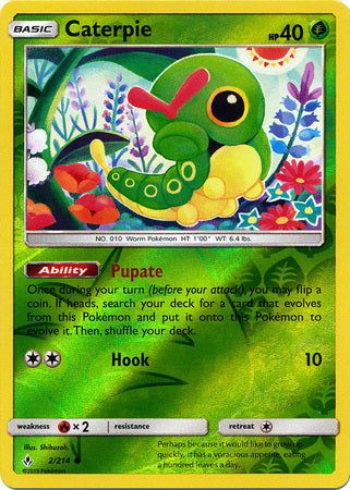 Unbroken Bonds 76/214 Mew Reverse Holo Pokemon Card