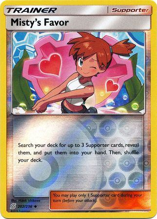 202/236 Misty's Favor Uncommon Trainer Reverse Holo - The Feisty Lizard