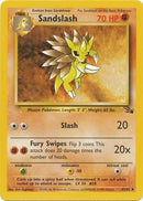 41/62 Sandslash Uncommon Fossil Set Unlimited - The Feisty Lizard
