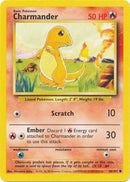 46/102 Charmander Common Base Set Unlimited - The Feisty Lizard
