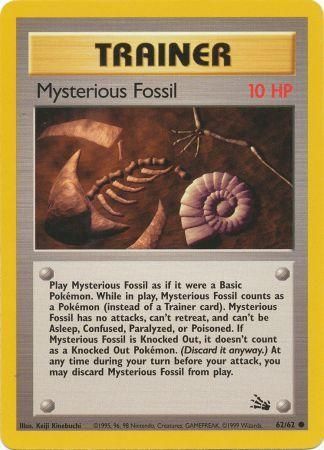 62/62 Mysterious Fossil Common Fossil Set Unlimited - The Feisty Lizard