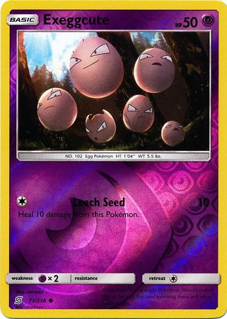 73/236 Exeggcute Common Reverse Holo - The Feisty Lizard