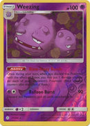 77/236 Weezing Rare Reverse Holo Cosmic Eclipse - The Feisty Lizard