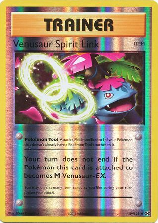 89/108 Venusaur Spirit Link Uncommon Trainer XY Evolutions - The Feisty Lizard