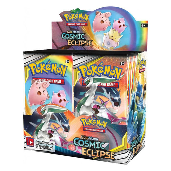 Pokemon TCG Sun & Moon Cosmic Eclipse Booster Box - The Feisty Lizard