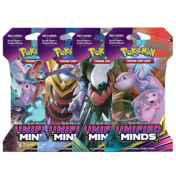 Pokemon TCG Sun & Moon Unified Minds Booster Blister Pack - The Feisty Lizard