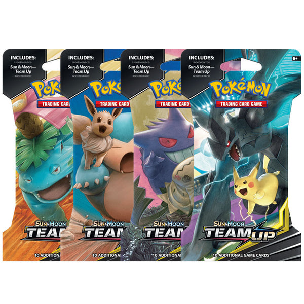 Pokemon TCG Sun & Moon Team Up Blister Booster Pack - The Feisty Lizard