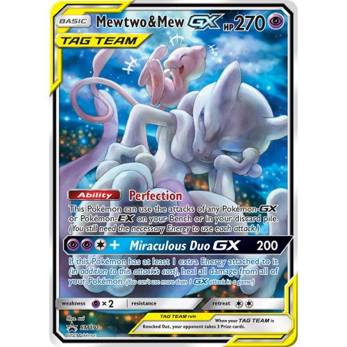 SM191 Mewtwo & Mew Tag Team GX Unified Minds Promo - The Feisty Lizard