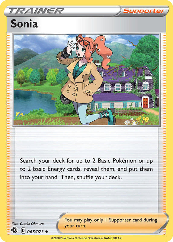 065/073 Sonia Trainer Uncommon Champion's Path - The Feisty Lizard