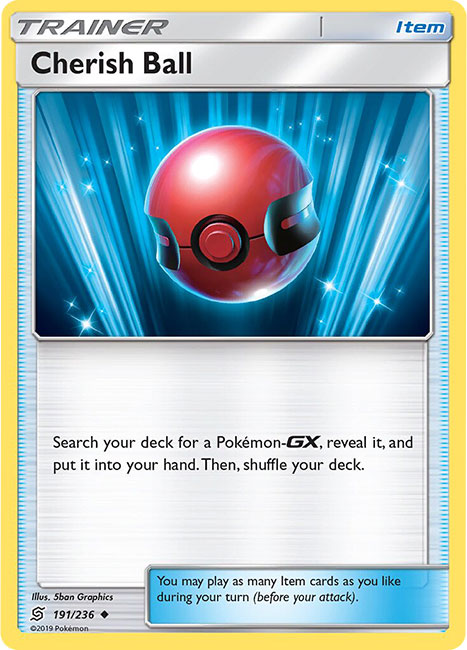 191/236 Cherish Ball Uncommon Trainer Unified Minds - The Feisty Lizard