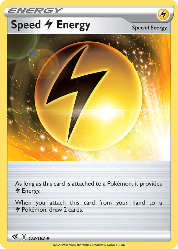 173/192 Speed L Energy Trainer Uncommon Rebel Clash - The Feisty Lizard