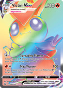 165/163 Victini VMAX Hyper Rainbow Secret Rare Battle Styles Pokemon TCG - The Feisty Lizard Melbourne Australia