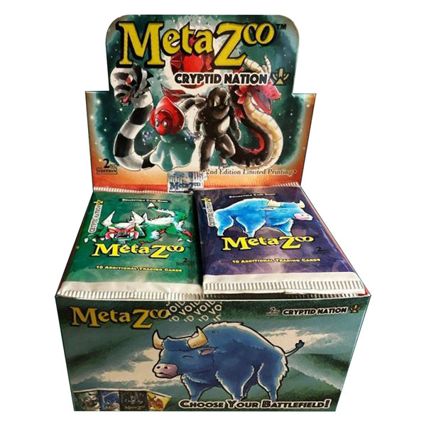 [PRE-ORDER] MetaZoo TCG Cryptid Nation 2nd Edition Booster Box - The Feisty Lizard Melbourne Australia